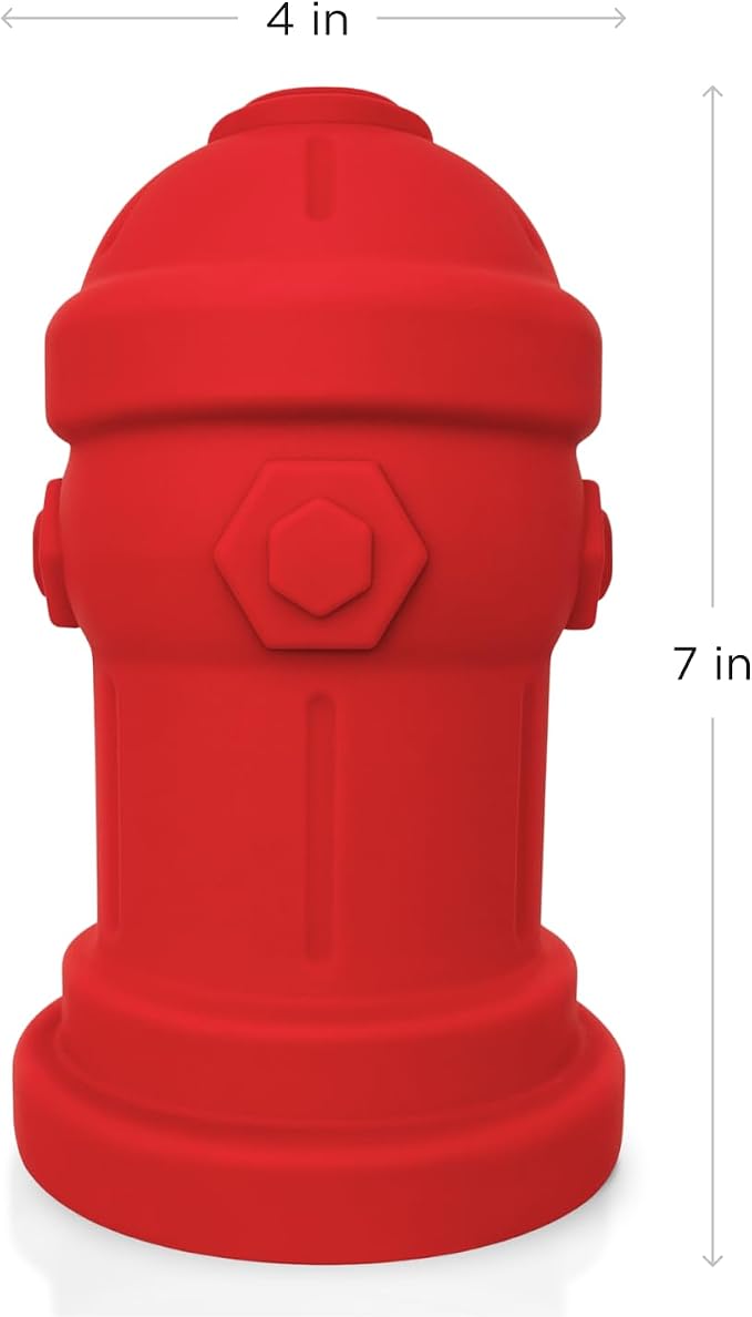 Small Dog Fire Hydrant 4x7 Silicone Soft Potty Training Aid for Small Breeds Under 10lbs Toy Breeds Indoor Outdoor Training Blue