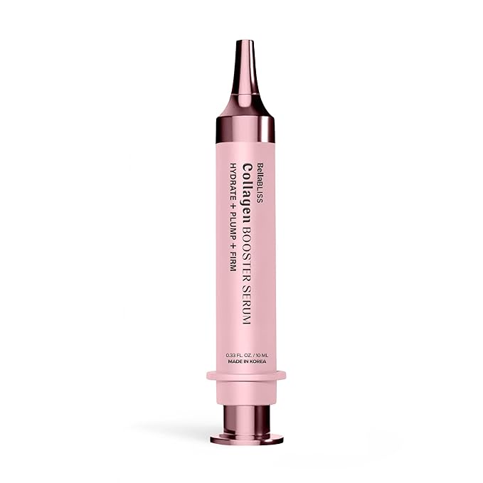 BellaBLISS Collagen Booster Serum for Face – Hydrating & Plumping Korean Skincare with Anti-Aging, Fine Line Reduction, Firming & Glowing Skin Benefits – Lightweight Formula – 0.33 Fl Oz (10mL)