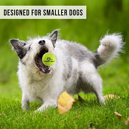 Hyper Pet MINI K9 Kannon Dog Ball Thrower Launcher for Small Dogs (Small Breeds Up To 20 Pounds), Includes 1 Hyper Pet 2 Inch Tennis Ball (Smaller than Regular Tennis Ball)
