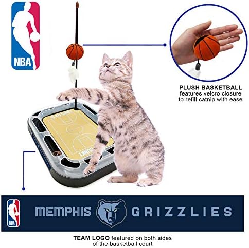 Pets First Memphis Grizzlies Basketball Cat Scratcher Toy