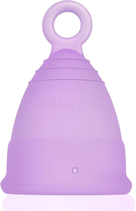 Reusable Menstrual Cup, Silicone Period Cup, up to 12 Hours of Leak-Free Protection, Disc,Tampon, Pads Alternative for Women