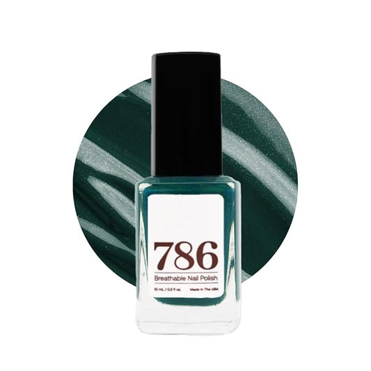 786 Cosmetics Breathable Nail Polish - Halal, Vegan, Cruelty-Free, 11-Free, Fast-Drying (Petra)