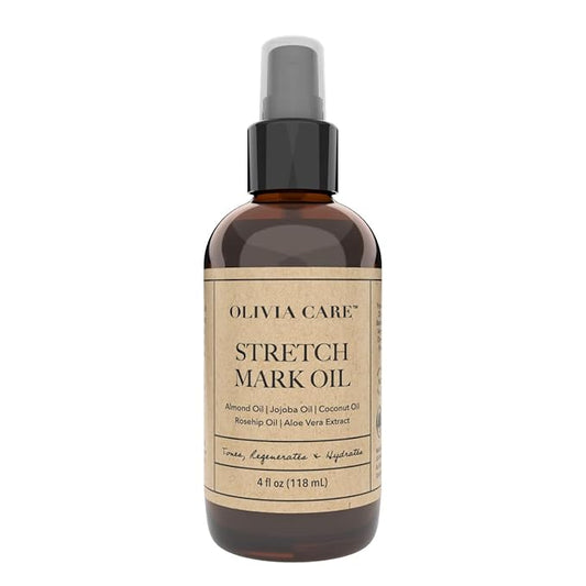 Olivia Care Stretch Mark Remover Oil I Used for Scars, Damaged Skin, Cellulite, Post Pregnancy & Dry Skin I 100% all Natural Essential oils