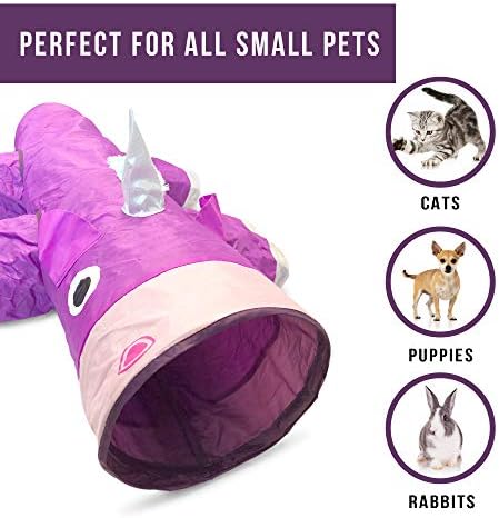 Pet Craft Supply Magic Mewnicorn Multi Cat Tunnel Toy