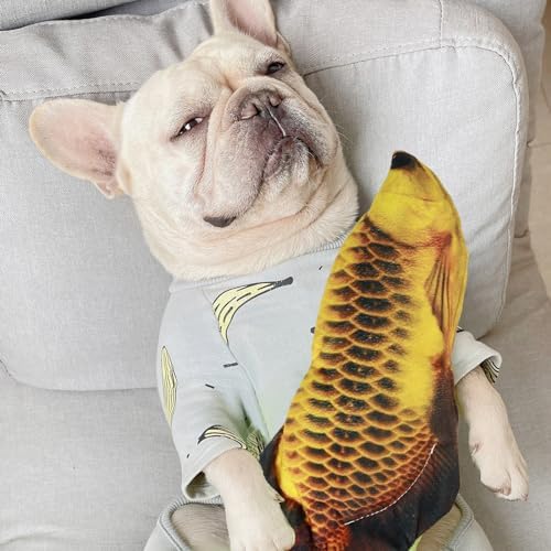Flopping Fish Electric Dog Toy,Realistic Interac tive for Small Medium Dogs
