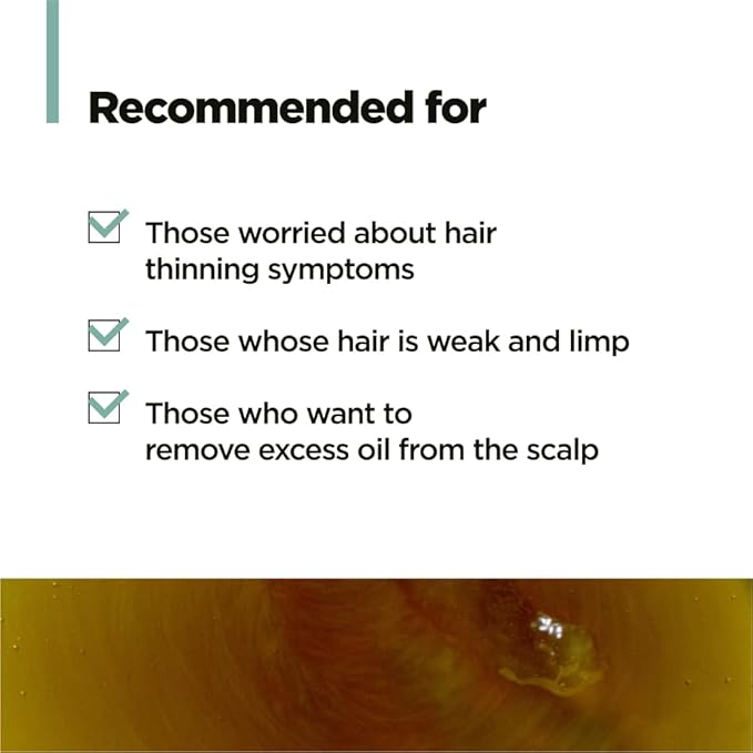 AMOS PROFESSIONAL The Green Tea Shampoo Refresh for Thinning Hair, Korean Shampoo for Oily Scalp l Deep Cleans, Strengthening Hair, All Hair Types, 16.9 fl. oz.