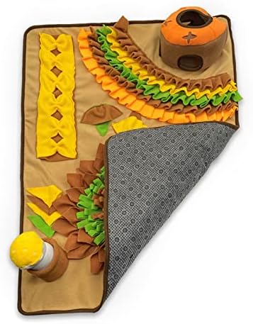 Dog Slow-Feeder Treats Pad Pet Sniffing Toy Cats Lick Mat Food Dispenser Pet Feeding Pad for Dog Treats Cats Feeding Small for Food Large