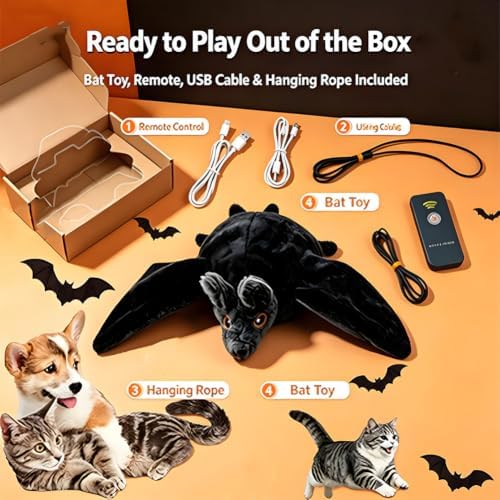 2026 New Flying Bat Dog Toy, Flying Bat Dog Toy Interactive