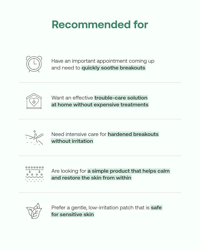 Yangyang Pine Quick Calming Spot Patch 12 Patches, Hyaluronic Acid Soothing Deep Shot, Blemish Relief, Pimples Care, Ultra-Thin Hydrocolloid Patch, Non-Irritating Acne Treatment