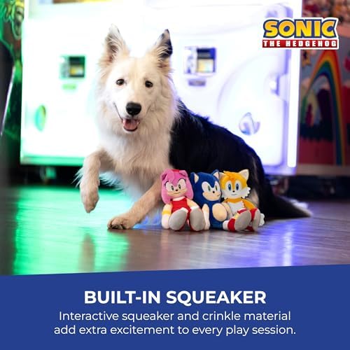 Multipet Sonic Amy Rose Plush Dog Toy