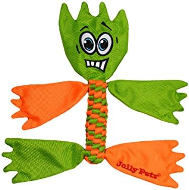 Jolly Pets Flathead Tug & Squeak Dog Toy, Stuffing-Free, Large