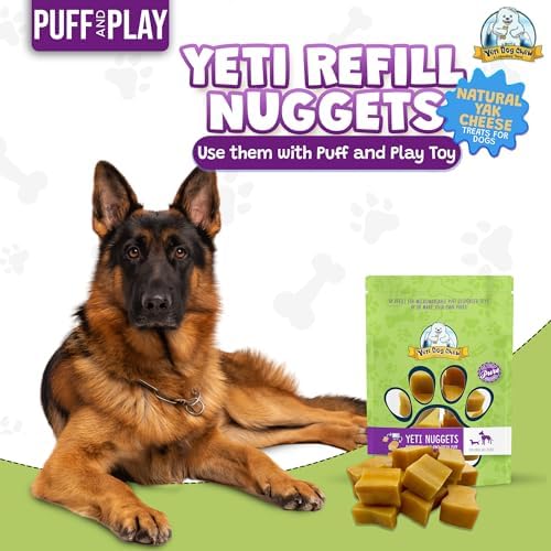 Yeti Refill Nuggets for Puff & Play Toys, Yak Cheese Treats, 6 Pc, Cheese