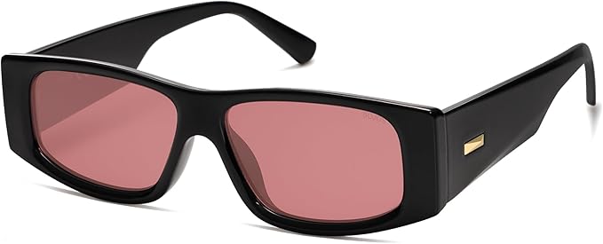 SOJOS Trendy Y2K Rectangle Polarized Sunglasses for Women Men Fashion Designer Rave Sunglasses SJ2228