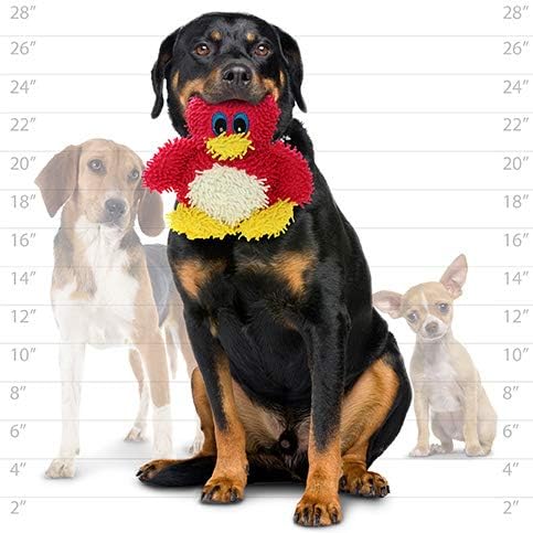 MIGHTY Tuffy Microfiber Medium Ball Penguin Dog Toy