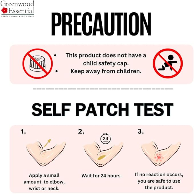 Greenwood Essential May Chang Essential Oil (Litsea cubeba) with Glass Dropper | Pure | Non-Sticky | Non-Greasy | Lightweight | Men & Women | All Skin Types | Steam Distilled 120ml (4 oz)