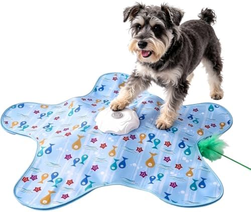 Hunting Fun Teasing Dog Toy, Automatic Dog Chase Toy Motorized line Blanket