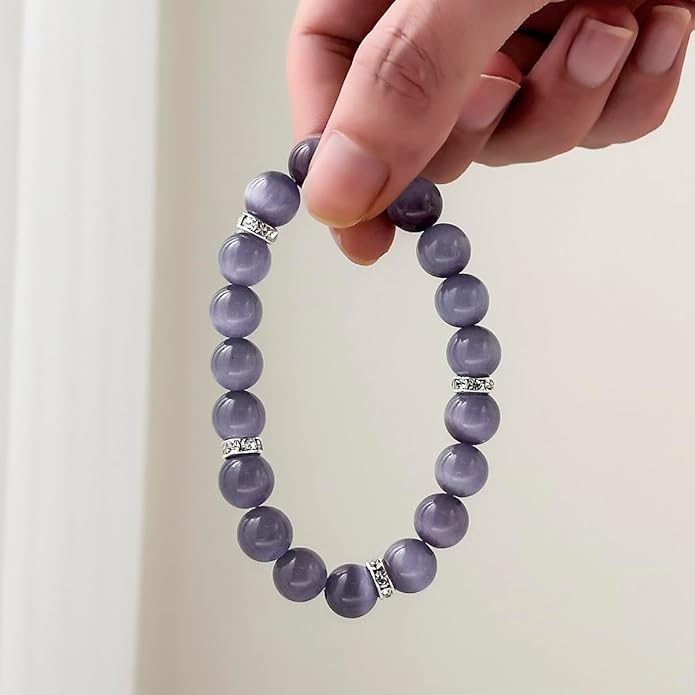 Healing Bracelet For Women Anxiety Crystal Bracelet Chakra Beaded Bracelets Rose Quartz Crystals And Healing Stones Yoga Bead Bracelet Calming Stretch Bracelet Stress Relief Gifts For Women
