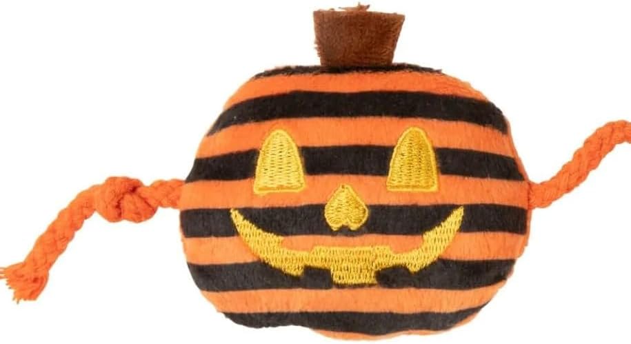 Fuzzyard Halloween Rope Crinkle Cat Toy (Spooky Season Pumpkins)