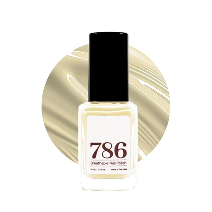 786 Cosmetics Breathable Nail Polish - Vegan, Cruelty-Free, 11-Free, Halal (Sorrento)