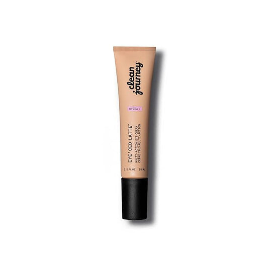 cleanjourney Hydrating Eye Cream, Brightening & De-Puffing Formula with Hyaluronic Acid & Caffeine for Smooth, Revitalized Under Eyes, Vegan, EWG Verified Skincare, Unscented, 0.5 Fl Oz