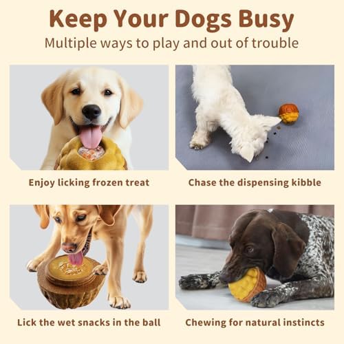 Frozen Treat Interactive Dog Toys for Aggressive Chewers
