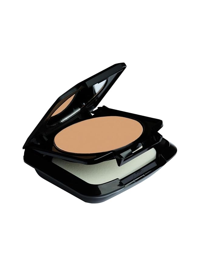 Palladio Dual Wet and Dry Foundation with sponge and Mirror, Squalane Infused, Apply Wet for Maximum Coverage or Dry for Light Finishing and Touchup, Minimize Fine Lines, All day Wear, Neroli Bronze