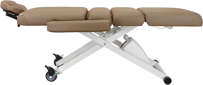 SKINACT Cleo Electric Spa Treatment Table, Facial Massage Bed ADA Compliant (Sand)