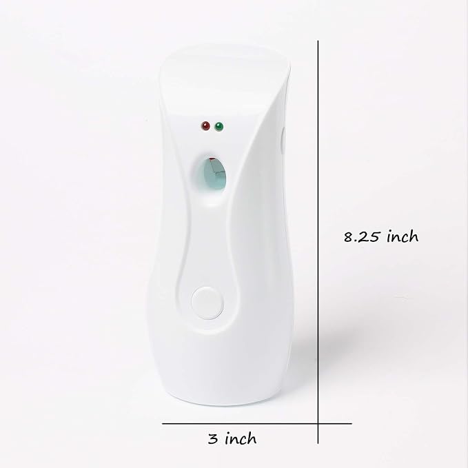 Aromatherapy Sprayer Automatic Diffusers, Battery Powered Scent Dispenser, Dual Use Wall Mounted & Desktop Auto Spray Air Freshener Machine for Indoor Residential & Commercial Use(2 Pack)