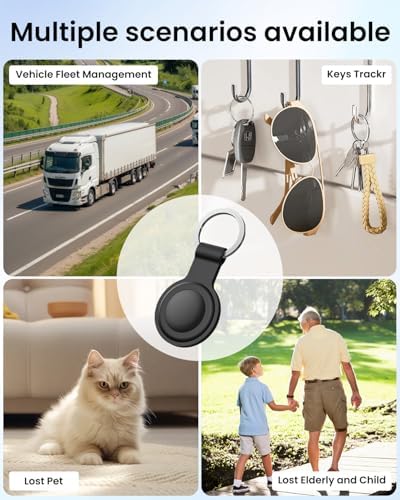 Real Time Location GPS Tracker Device for Car and Vehicles | No Subscription, No Monthly Fee, for Android and iPhone, Long Battery Life, Mini Hidden Magnetic, Tracking Kids Elderly Pet