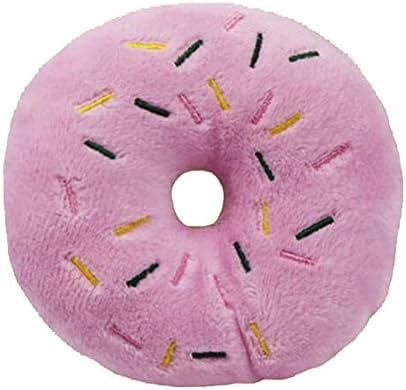 Pet Squeaky Toys Vegetables & Fruits Plush Dog or Cat Chew Toys for Puppies Small Dogs