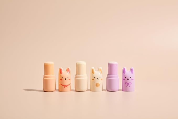 TONYMOLY Bebe Bunny Pocket Bunny Bar Solid Perfume Stick for Women – Long Lasting Bergamot, Orange, Rose & Orchid Fragrance Balm – Cute Korean Travel Size Solid Perfume for On-The-Go Freshness