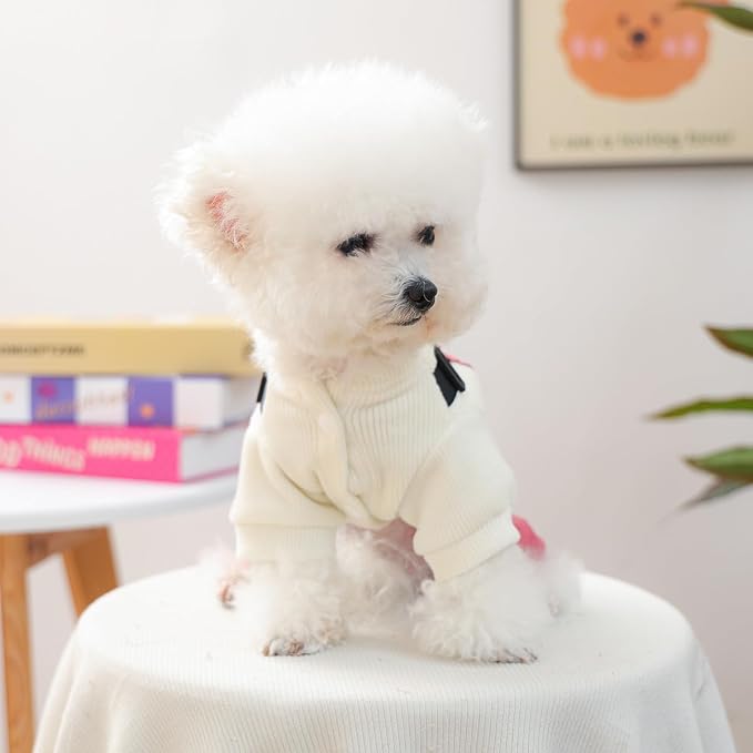 Dog Stylish Overalls Comfortable One Piece Puppy Outfits Summer Bib Overalls for Small Dogs Cute Pet Jumpsuit Onesie Chihuahua Yorkies Birthday Holiday Clothes Costume