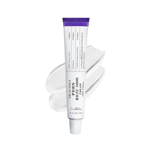 Dr.Althea PDRN Reju 5000 Cream | Biome PDRN Cream for Irritated, Sensitive Skin | Soothing Face Moisturizer with Panthenol and Centella | Korean Vegan Skin Care for All Skin Types, 0.7 Fl Oz