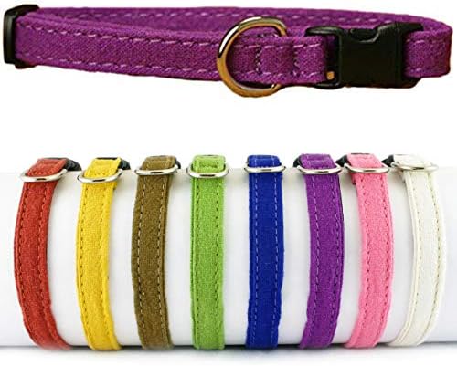 Hemp Cat Collars (Plum)