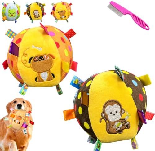 Squeaky Play Balls for Dogs,Squeaky Ball Interactive Toy，A+B