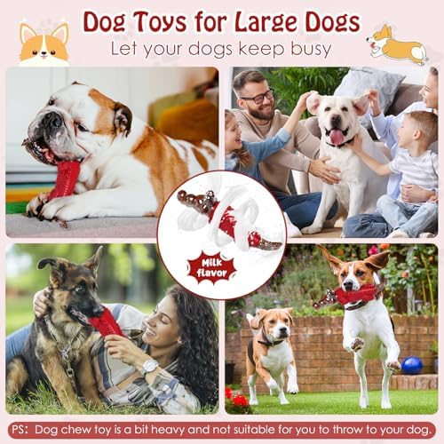Jeefome Dog Toys for Aggressive Chewers
