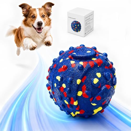 Smart Interactive Dog Toys for Large Dogs, 3.1 Inch Auto Lightweight Moving Dog Toy, Chew-Resistant E-TPU Interactive Dog Ball, IP54 Waterproof, USB-C Rechargeable, Indoor & Outdoor