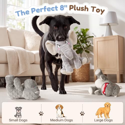 Stuffed Squeaky Dog Toys - Dogs' Favorite Companion for Play & Carry