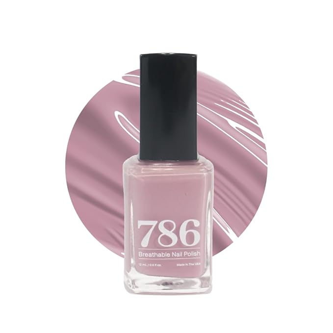 786 Cosmetics Breathable Nail Polish - Vegan, Cruelty-Free, Healthy, Halal, Fast-Drying (Kashmir)