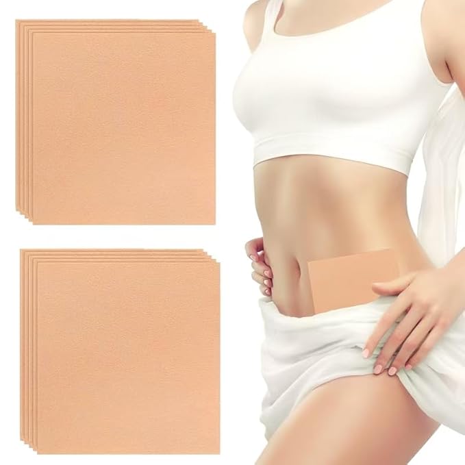 10 Pcs Tattoo Cover Up Patchs, Waterproof & Breathable 6.29” x 6.29”, Ultra Thin Skin Tape for Tattoos, Scars & Birthmarks, Light Skin Tone, Cuttable, Invisible, Sweatproof, Long-Lasting Coverage