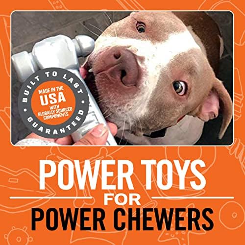 BULLYMAKE Tough Chew Hammer Dog Toy, Durable Nylon, Aggressive Chewers