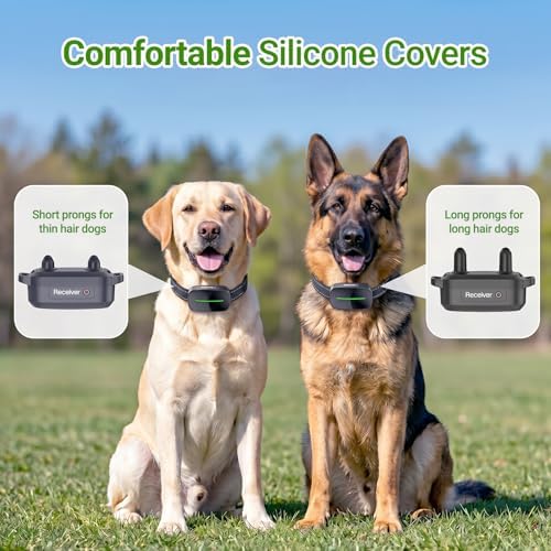 Shock Collar for Dogs（8-150Lbs,3300 ft Training Collar for Dogs,Ip67 Waterproof, Three Training Modes (1-99)，Security Lock