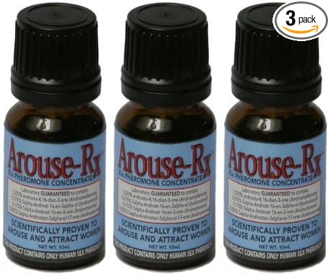 Sex Pheromones For Men: Unscented Cologne Additive to Attract Women - 3 Bottles - 30mL
