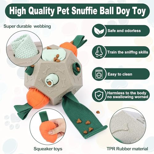 Dog Puzzle Toy, Treat Dispensing Interactive Toy for Dogs