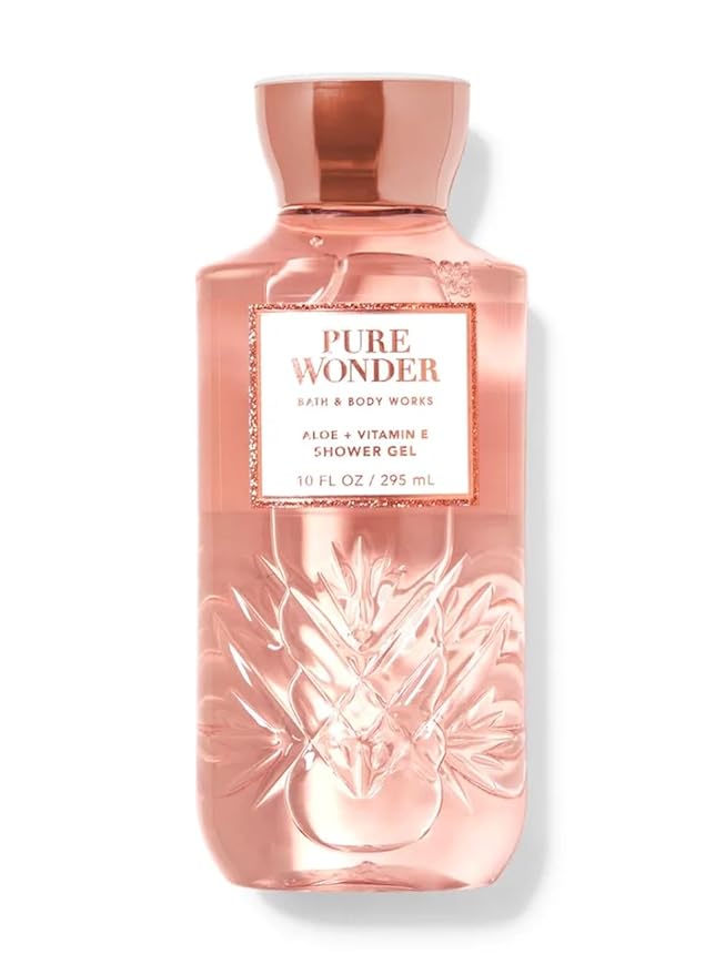 Bath & Body Works Signature Collection Shower Gel For Women 10 Fl Oz (Pure Wonder)