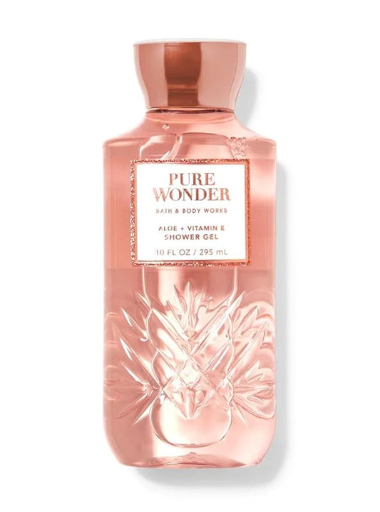 Bath & Body Works Signature Collection Shower Gel For Women 10 Fl Oz (Pure Wonder)