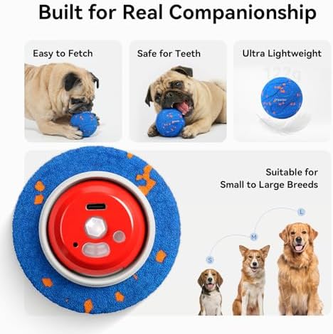 Cheerble Wicked Ball AIR Neo Interactive Dog Toy for Medium & Large Dogs