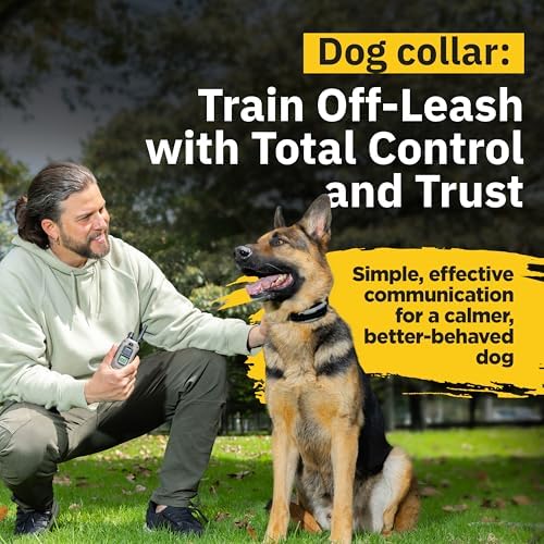 Dogtra 1900X E-Collar for Dog Training - 3/4 Mile Range, for Dogs 35 lbs+, IPX9K Waterproof, 100 Stimulation Levels, Vibration, Tone, Rechargeable - Ideal for Dog Owners and Professional Trainers