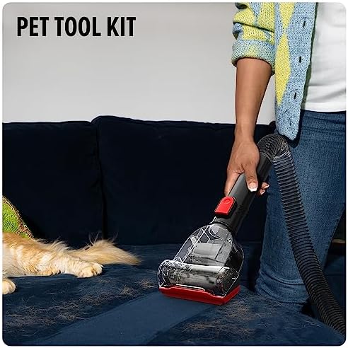 Dirt Devil Multi-Surface Total Pet+ Upright Bagless Vacuum Cleaner | Ideal for Carpet and Hard Floor, Includes Pet Tool Kit, Powerful, Lightweight, Corded Vacuum Cleaners for Home Use
