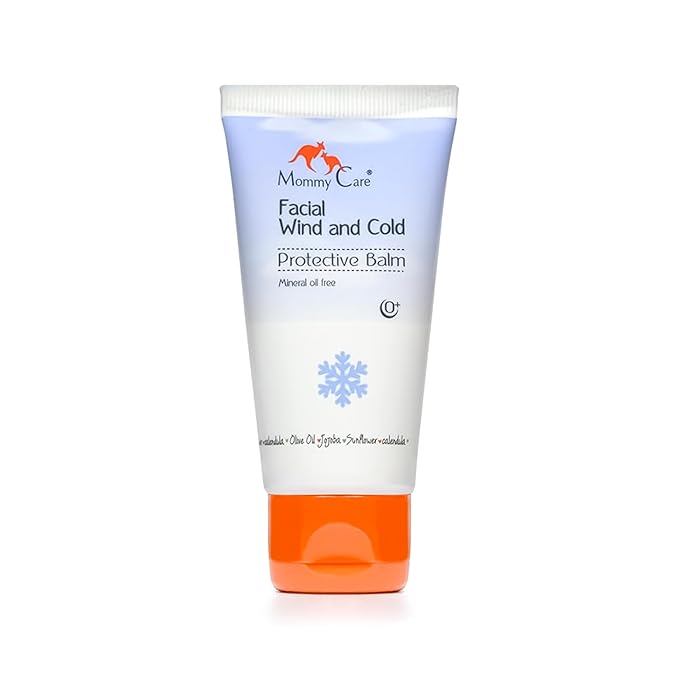 Mommy Care Facial Wind & Cold Protective Balm – Mineral Oil-Free Formula with Calendula, Olive Oil & Jojoba, Soothes & Hydrates Dry, Sensitive Skin for Babies, Kids & Adults, 50ml/1.76 fl oz